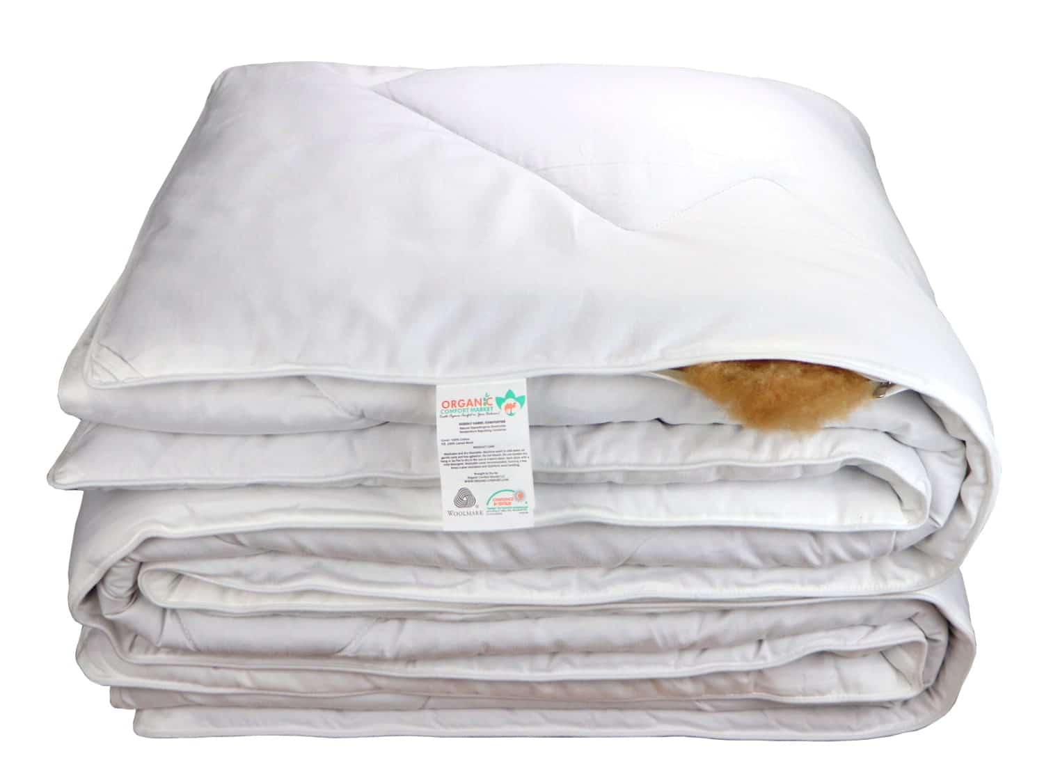 Optional White Duvet Cover All Season Camel Wool Comforter 400 gsm 