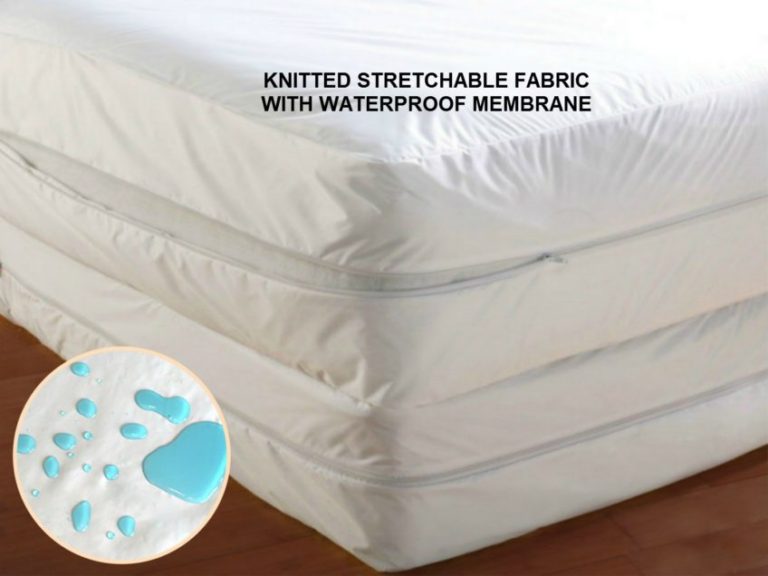 Zippered Mattress Encasements Covers Waterproof Bed Bug Proof