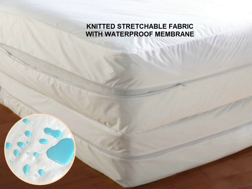Waterproof QUEEN Bed Bug Proof Hypoallergenic Mattress Encasement 
