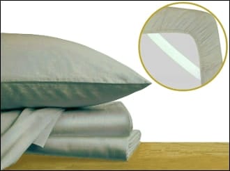 Deep Pocket 100% Cotton Sheets with Corner Straps
