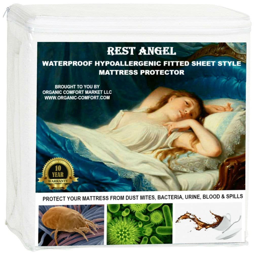Waterproof Mattress Protectors Covers Fitted Sheet Style - Organic ...