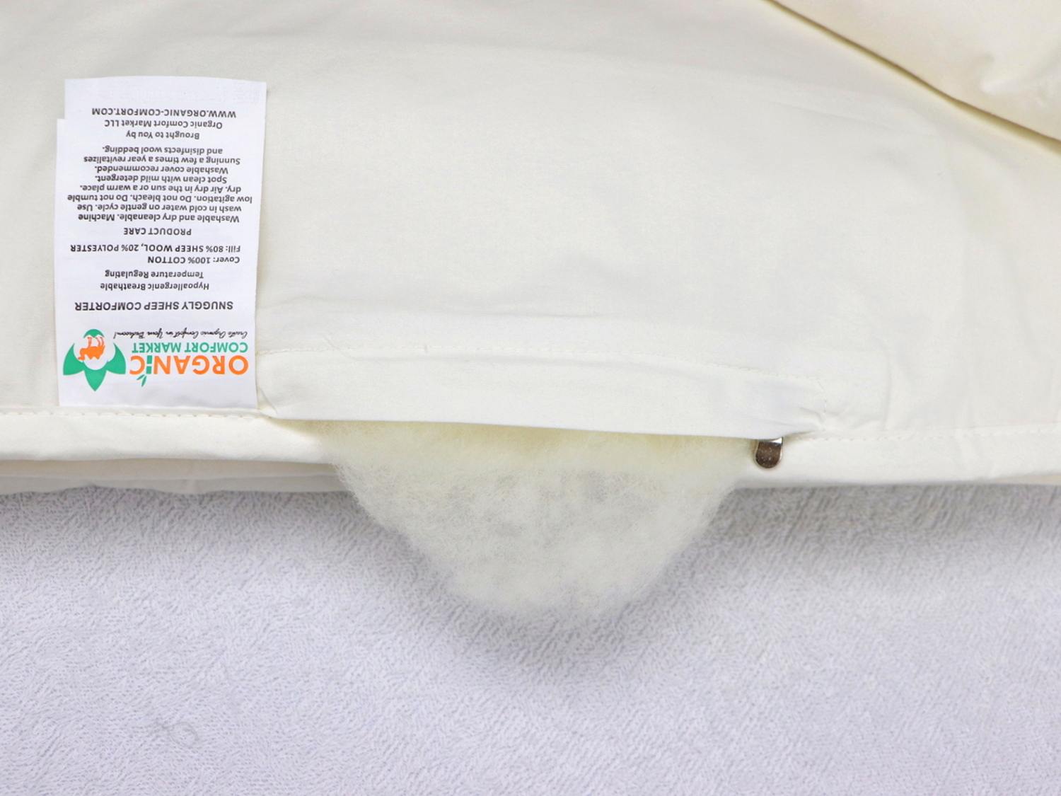 Lightweight Wool Comforters 150gsm Organic Comfort Market