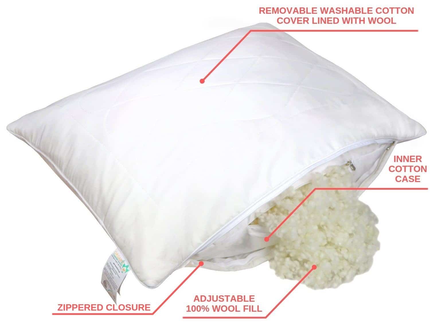 woolmark wool pillow